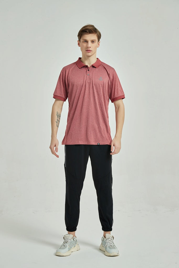 Men's Dry Fit Polo T Shirt H Red