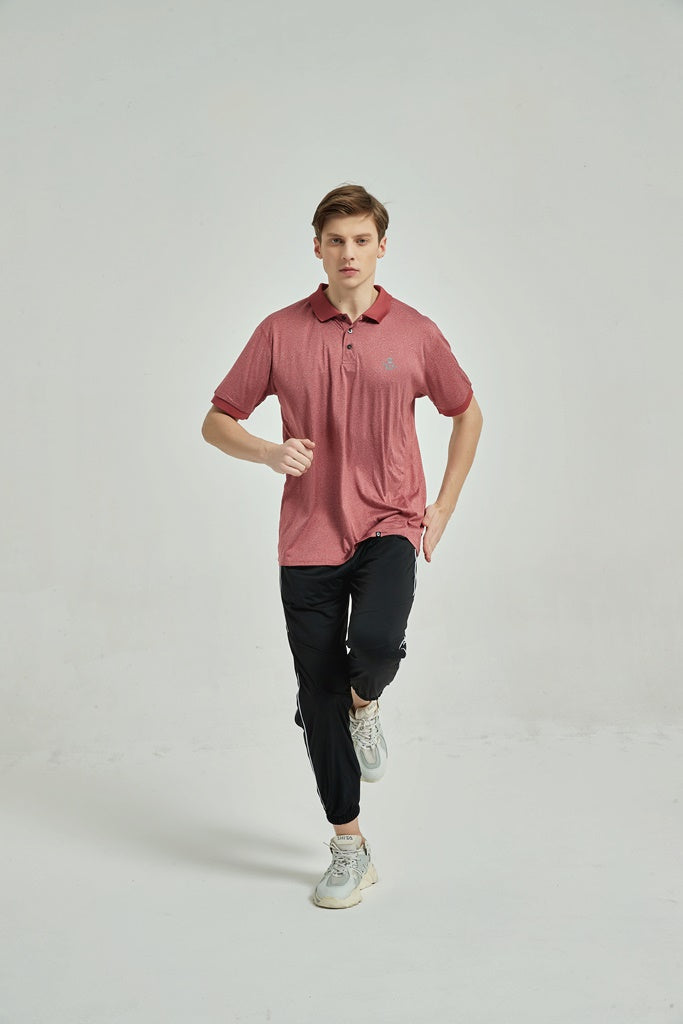 Men's Dry Fit Polo T Shirt H Red