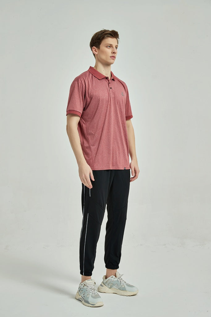 Men's Dry Fit Polo T Shirt H Red
