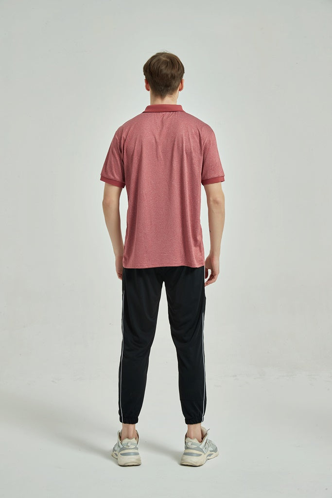 Men's Dry Fit Polo T Shirt H Red