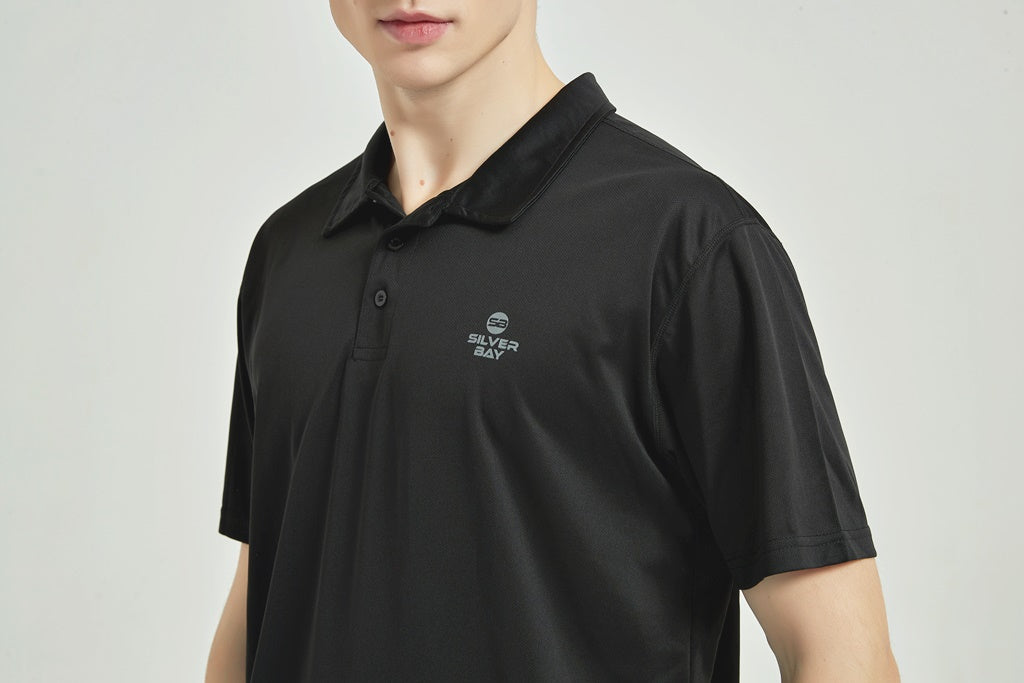 Men's Dry Fit Polo T-Shirt Black