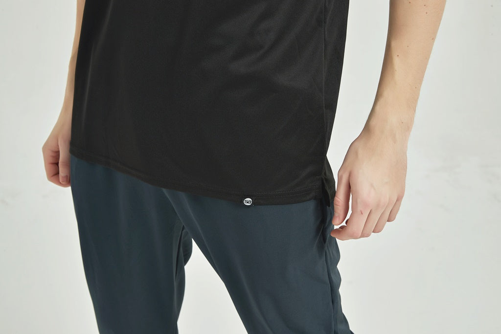 Men's Dry Fit Polo T-Shirt Black