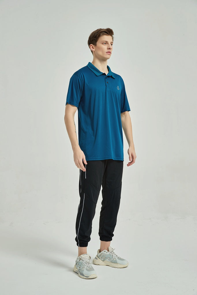 Men's Dry Fit Polo T-Shirt Peacock