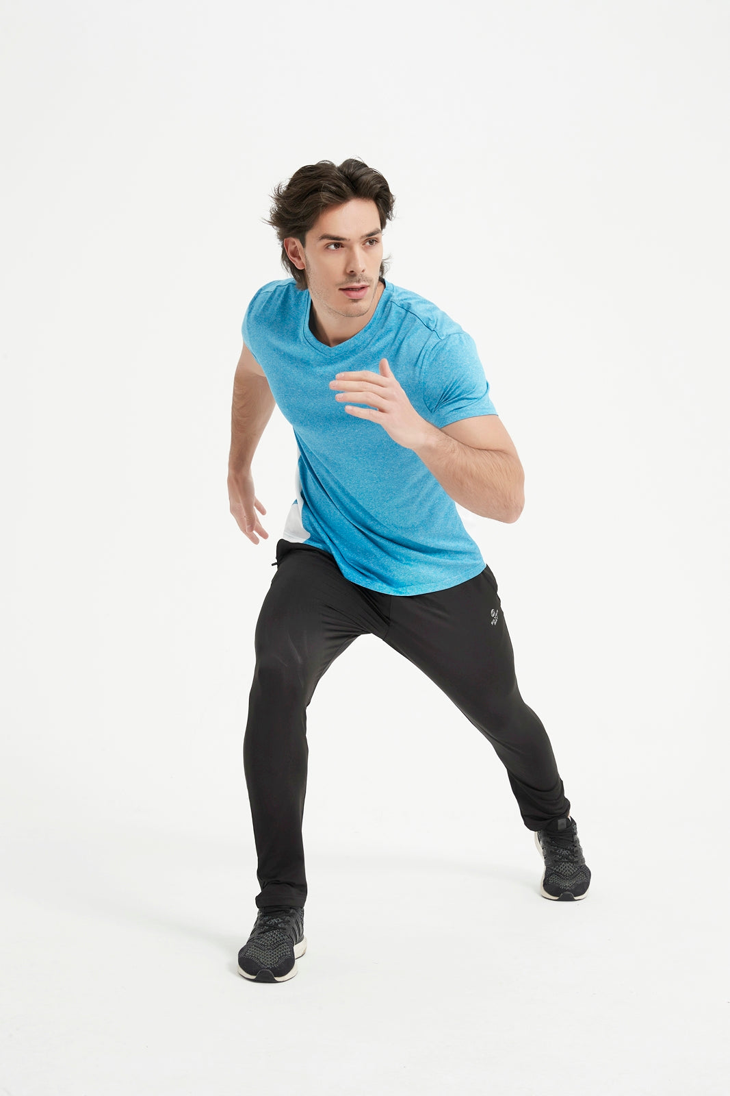 Men's V Neck Set-In Short Sleeve T-Shirt