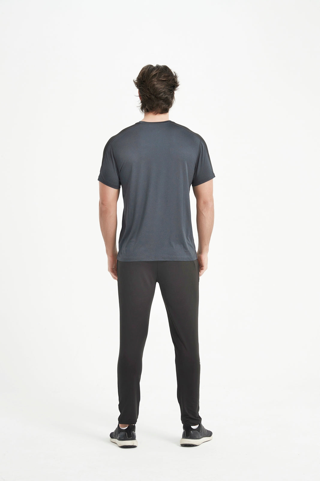 Men's Short Sleeved Crew Neck Set In Sleeved Tee