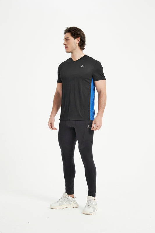 Men's V Neck Set-In Short Sleeve T-Shirt