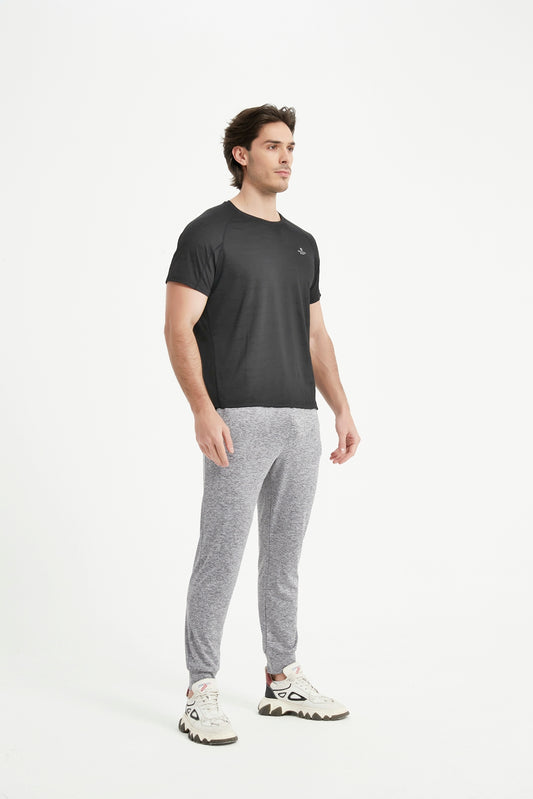 Men's Short Sleeved Crew Neck Raglan Sleeved T-Shirt