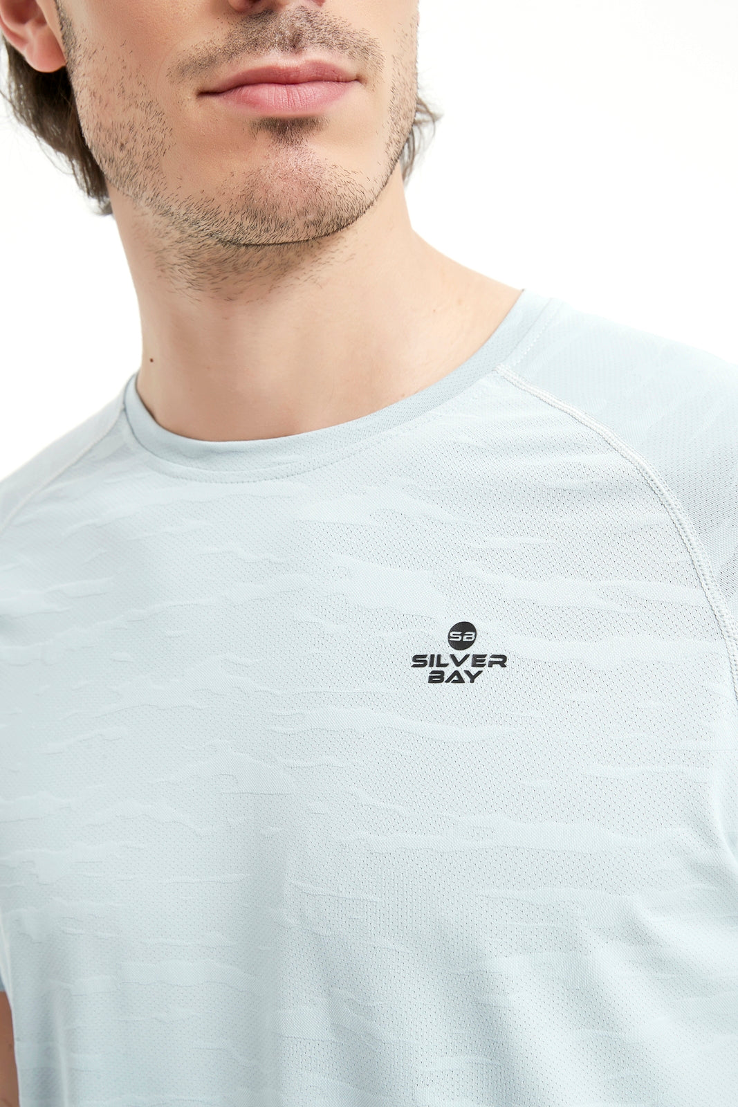 Men's Short Sleeved Crew Neck Raglan Sleeved T-Shirt