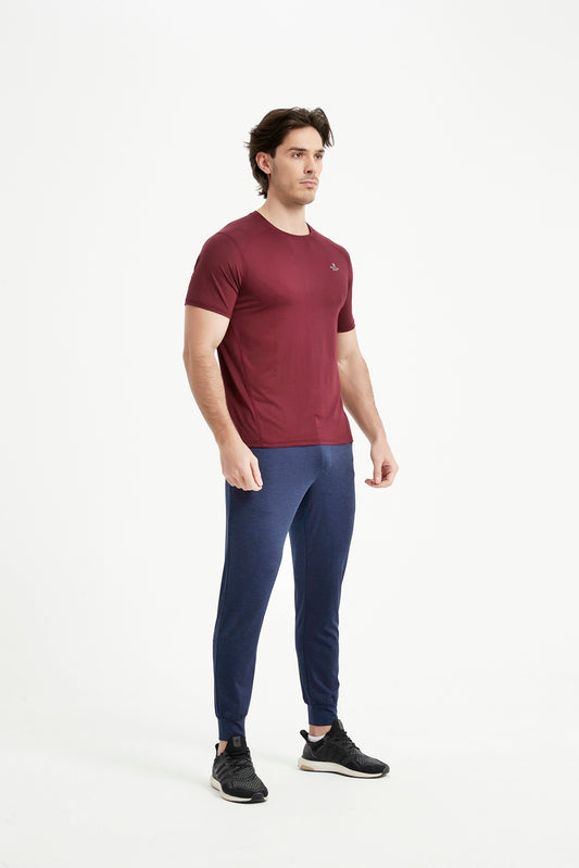 Men's Short Sleeved Crew Neck Set-In Sleeved Tee