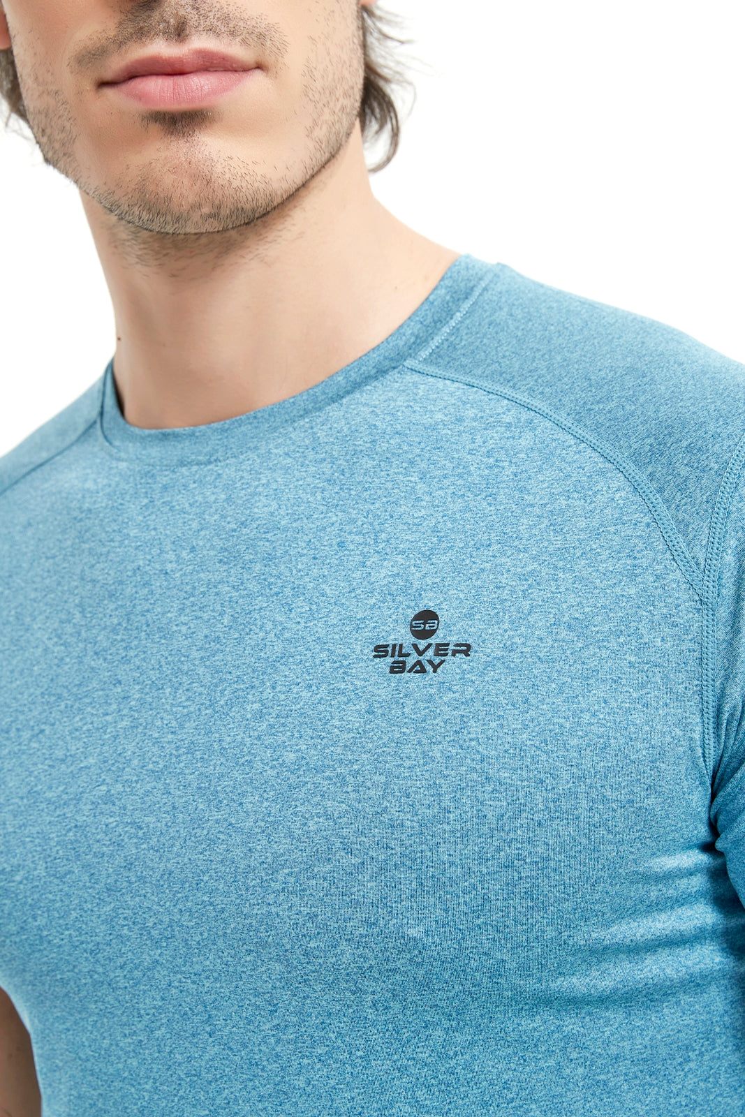 Men's Short Sleeved Crew Neck Set-In Sleeved Tee