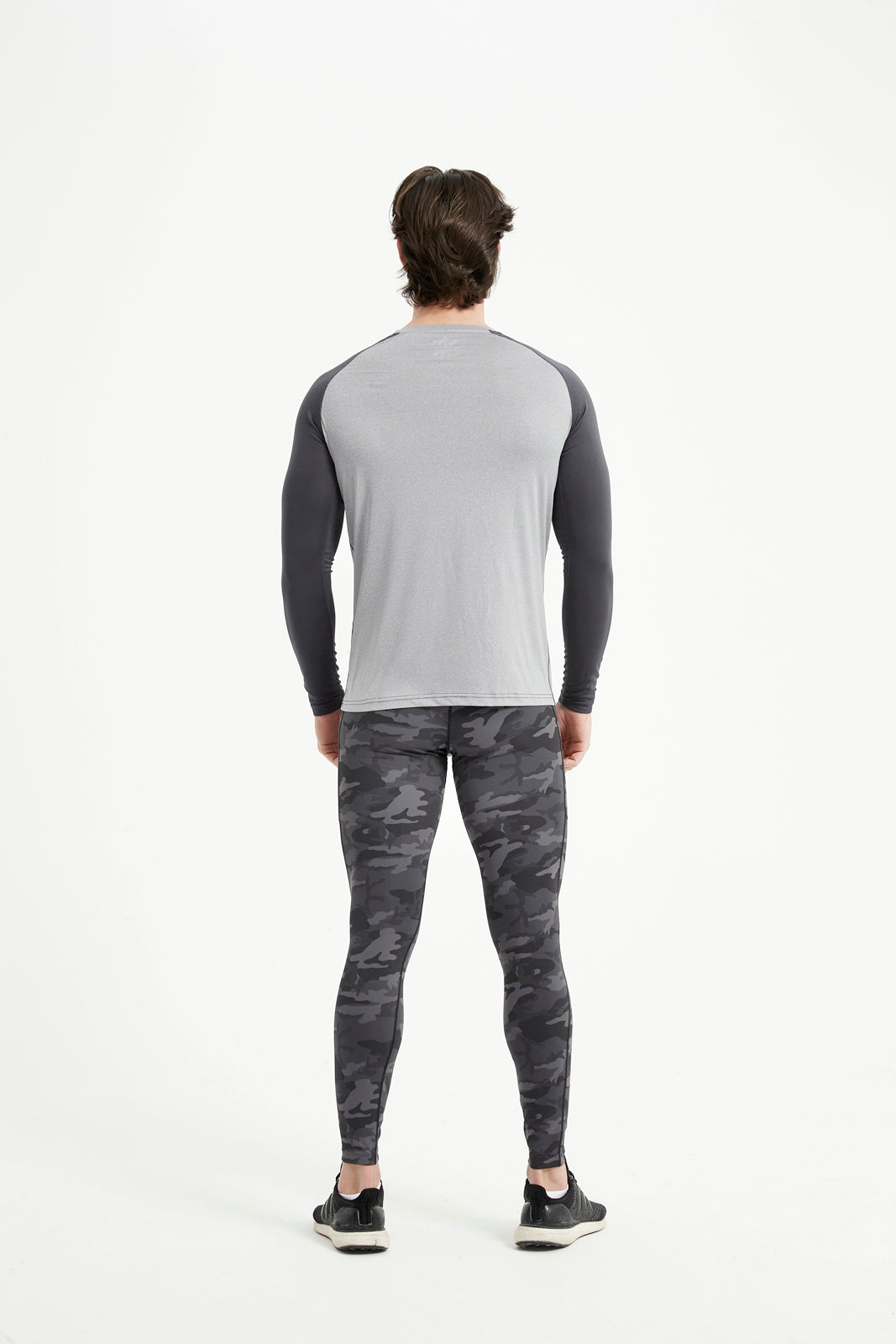 Men's Crew Neck Long Raglan Sleeve Tee