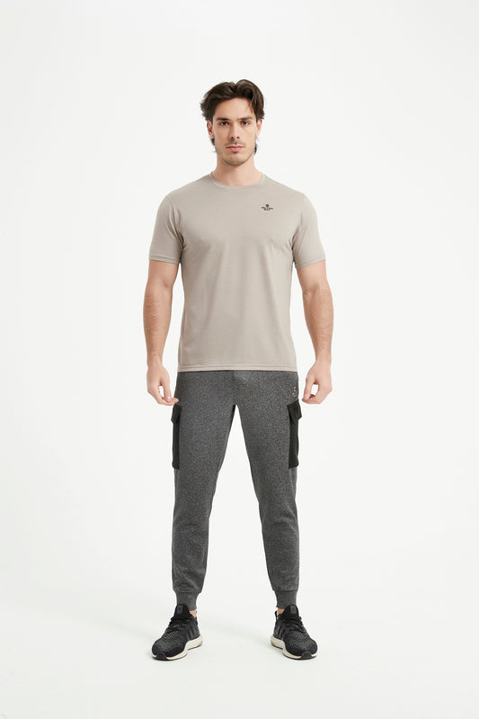 Men's Short Set-In Sleeved Crew Neck T-Shirt