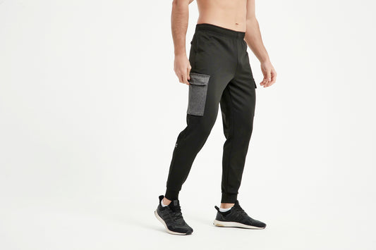 Men's Knit Straight Pant With Cargo Pockets