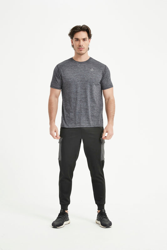 Men's Short Set-In Sleeved Crew Neck T-Shirt