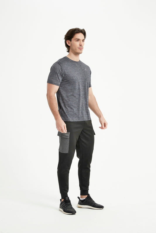 Men's Short Set-In Sleeved Crew Neck T-Shirt