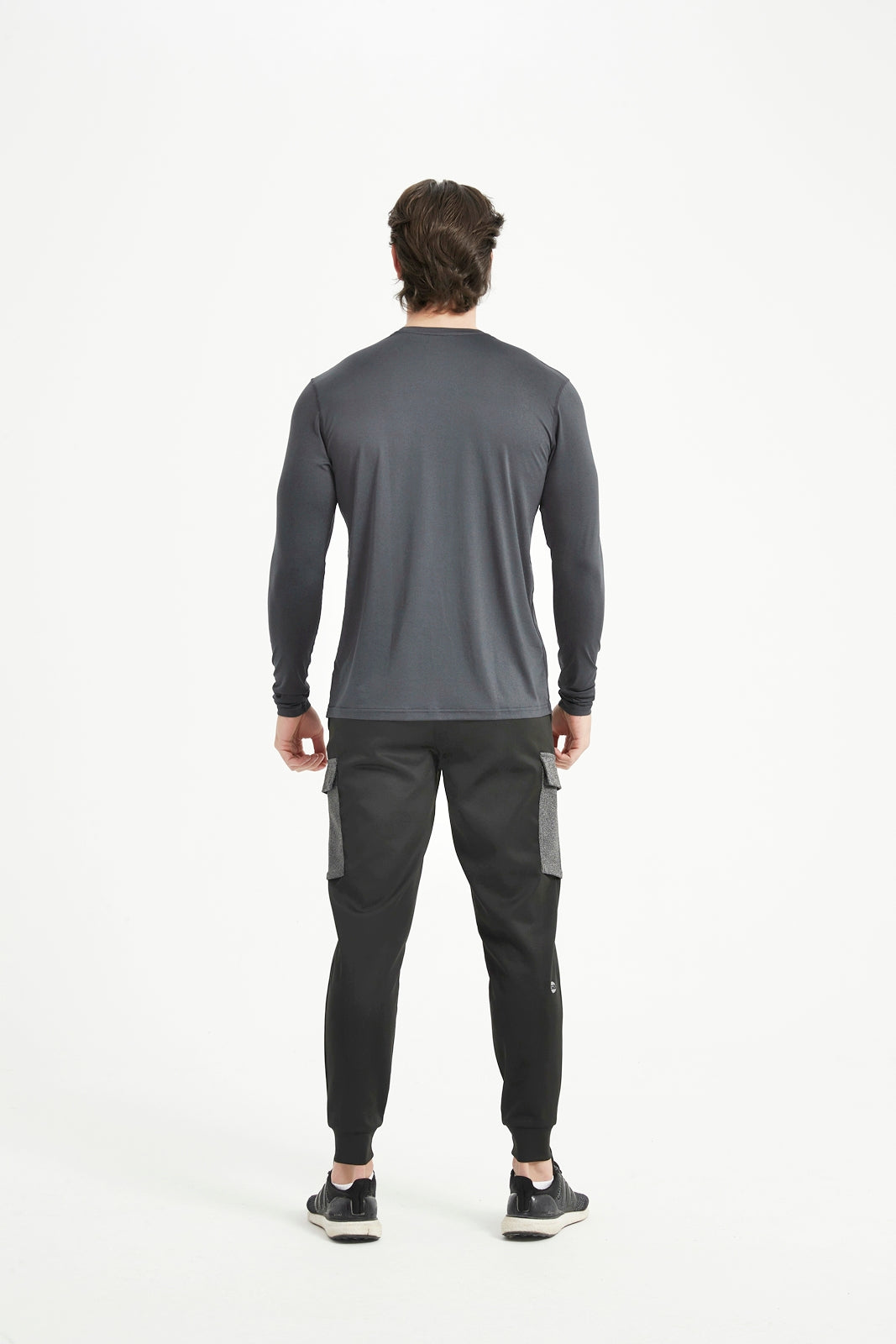 Men's Crew Neck Long Raglan Sleeve Tee
