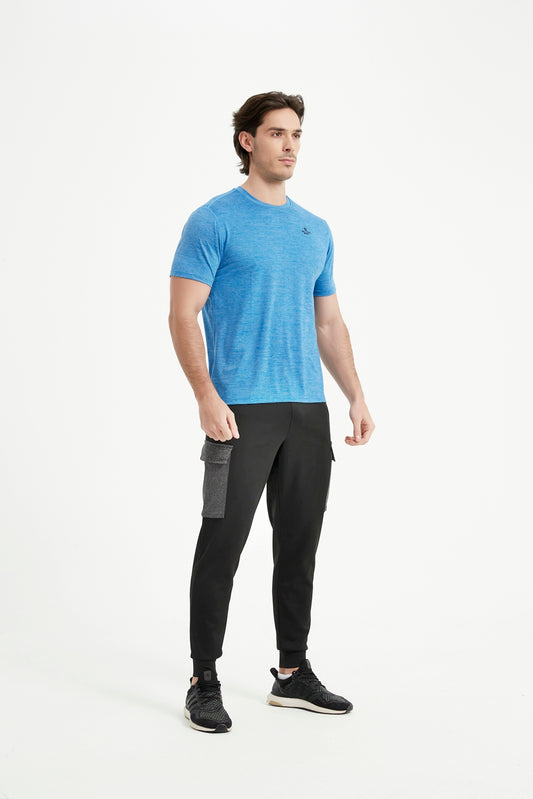 Men's Short Set-In Sleeved Crew Neck T-Shirt