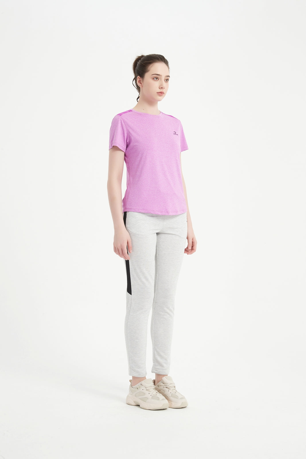 Women's Short Set-In Sleeve Crew Neck Tee