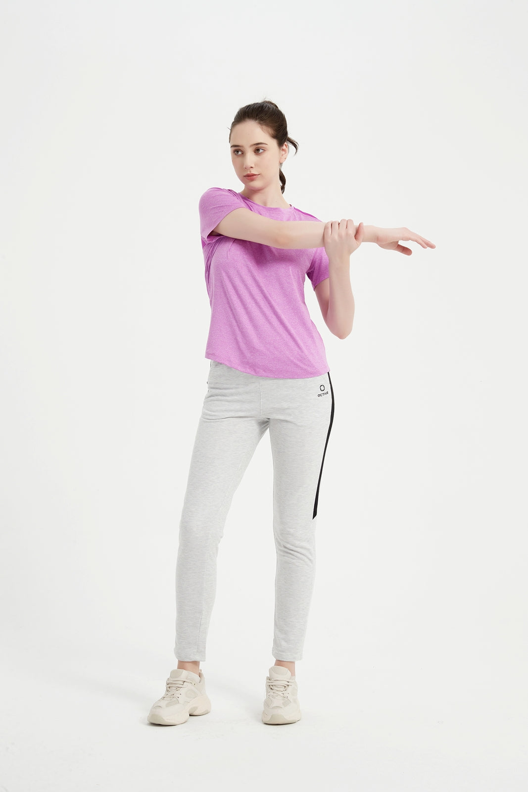 Women's Short Set-In Sleeve Crew Neck Tee