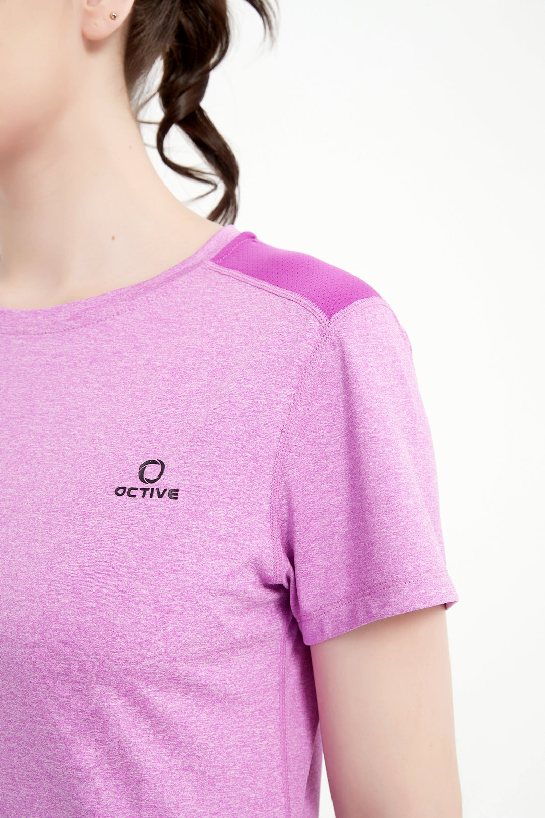 Women's Short Set-In Sleeve Crew Neck Tee