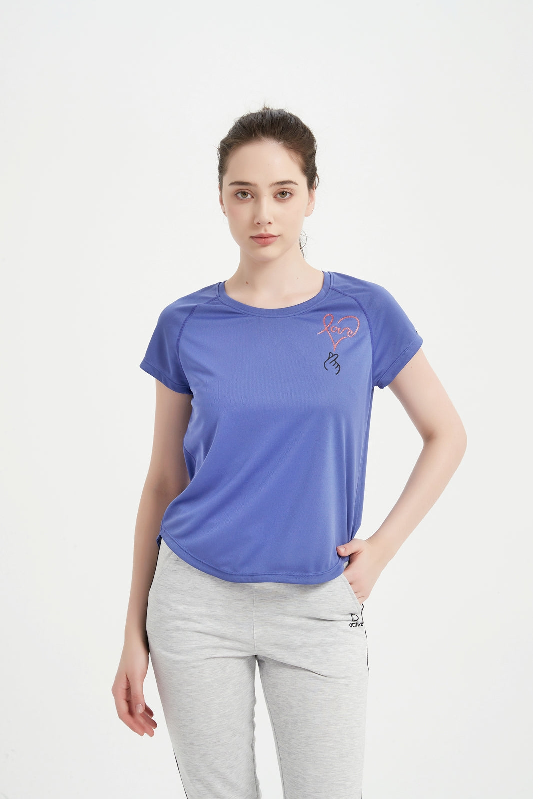 Women's SS Crew Neck Raglan Tee