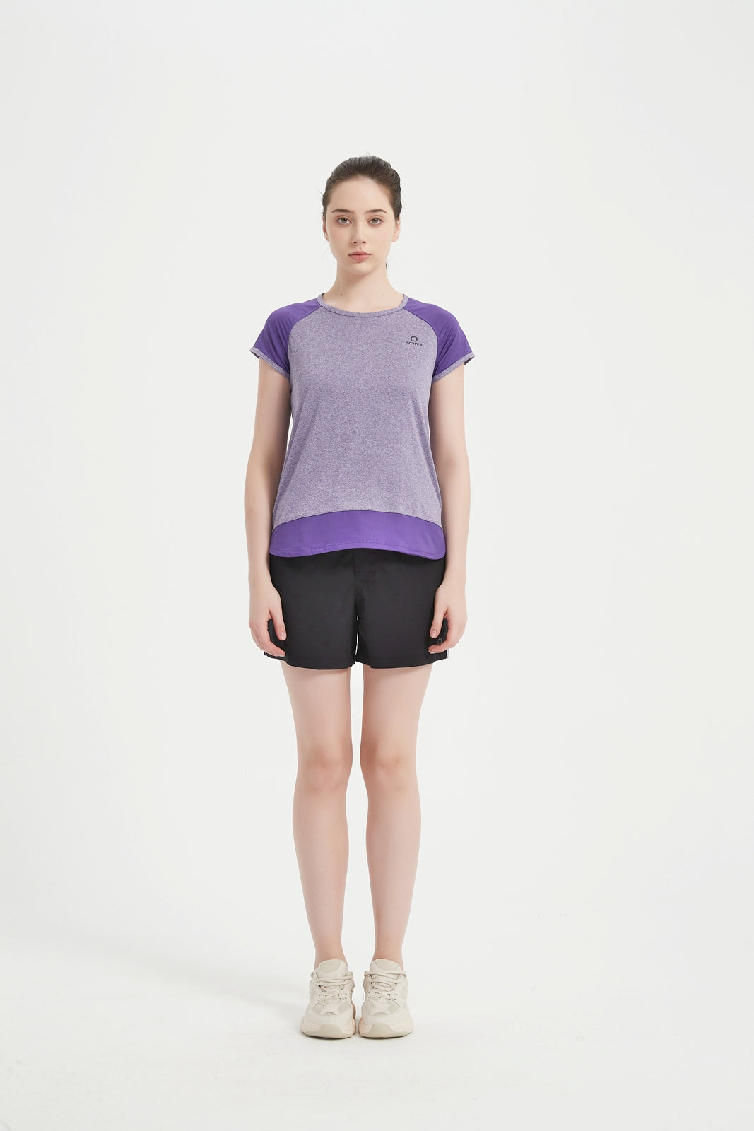 Women's Short Set-In Sleeve Crew Neck Tee