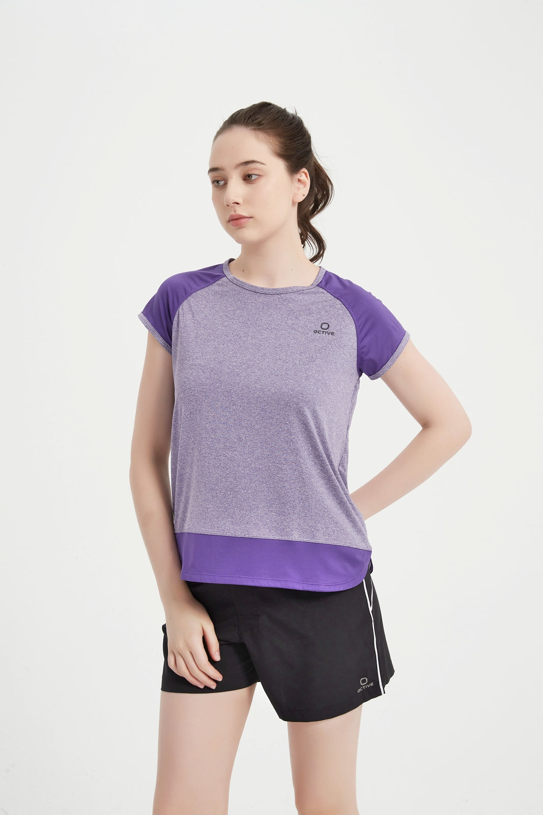 Women's Short Set-In Sleeve Crew Neck Tee