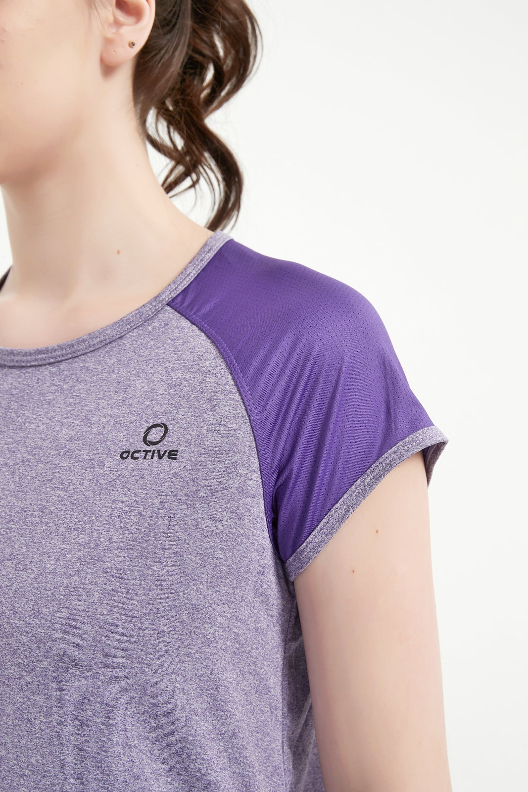 Women's Short Set-In Sleeve Crew Neck Tee