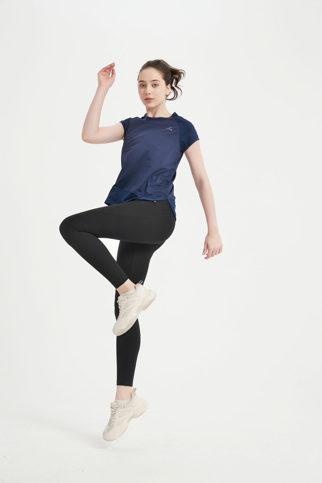 Women's Short Set-In Sleeve Crew Neck Tee