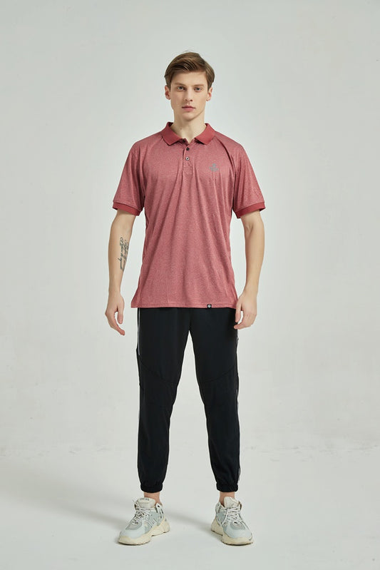 Men's Dry Fit Polo T Shirt H Red
