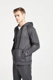 Silver Bay Men's Full Zip Long Sleeved Terry Hoodie - OctiveSports