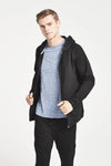 Silver Bay Men's Full Zip Long Sleeved Terry Hoodie - OctiveSports