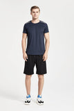 Silver Bay Men's Short Sleeved Reflective Stripe T-Shirt - OctiveSports