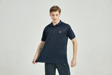 Men's Dry Fit Polo T Shirt Navy