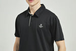 Men's Dry Fit Polo T Shirt Black
