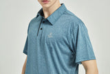 Men's Dry Fit Polo T Shirt H Turq