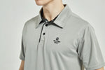 Men's Dry Fit Polo T Shirt Lt Grey