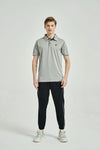 Men's Dry Fit Polo T Shirt Lt Grey