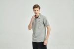 Men's Dry Fit Polo T Shirt Lt Grey