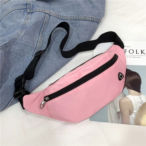 Unisex Fanny Pack with Headphone Hole