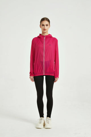 Women's Windbreaker Reflective Red