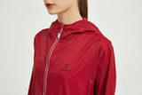 Women's Windbreaker Reflective Rose Red