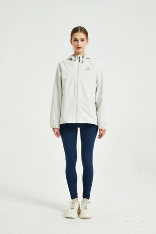 Women's Waterproof Jacket Off White