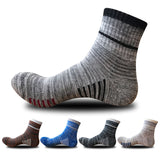 Silver bay mens cushioned hiking crew socks