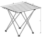 Lightweight Folding Table - Red