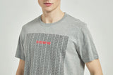 Men's Cotton Printed T Shirt Grey