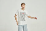 Men's Cotton Printed T Shirt White