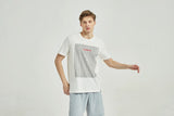 Men's Cotton Printed T Shirt White