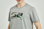 Men's Cotton Printed T Shirt Grey