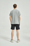 Men's Cotton Printed T Shirt Grey